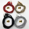 3 i 1 magnetisk kabelladdare linje nylon snabb laddningsladd typ C mikro USB-kabel