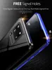 Magnetisk Adsorption ShockoProof Metal Bumper Case Anti Spy Privacy Tempered Glass Skärmskydd för Samsung Galaxy S20 Ultra / S20 / S20 Plus