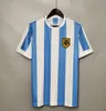1978 1986 1998 Argentina Retro Soccer jersey Maradona 1996 2000 2001 2006 2010 Kempes Batistuta Riquelme HIGUAIN KUN AGUERO CANIGGIA AIMAR Football Shirts home away