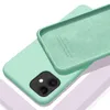 Sac de boîtier de téléphone à couverture de silicone liquide All Edge and Camera Protection pour iPhone 11 12 Pro Max XR XS X Soft Shockproof Board Original9540385