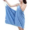 Douche épaisse séchage rapide sèche-serviette peignoir serviette de bain serviette portable robe de bain robe rapide Turban sec T200117