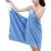 Douche épaisse séchage rapide sèche-serviette peignoir serviette de bain serviette portable robe de bain robe rapide Turban sec T200117