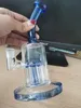 New Glass bong Hookahs arm tree perc recycler dab rigs Water bongs glasses smoking pipes shisha Water Pipe with 14mm joint