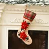 Creative Santa Claus Christmas Socks Cartoon Leuke Kousen Snoep Gift Tas Kerstboom Ornamenten Party Christmas Decorations Rra3459