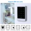 Freeshipping IP65 Waterproof Access Control Touch Metal Keypad Standalone 125KHz Card Reader For Door Access Control System 3000 Users