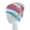 Knit Crochet Beanies Hat Women Men Winter Warm Caps Fashion Tie Dye Outdoor Hiphop Hat Headwear8189991