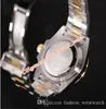40 mm mechaniczne GMT zegarek na rękę Ghost Red Blue Ceramic Bezel 316L stal Asia 2813 Automatyczne modnie zegarki męskie