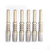 Mini Titanium Tip Nectar Collector Tip Titanium Nail Male Joint Micro NC Kit Inverted Nails Length 40mm Ti Nail Tips Hookah