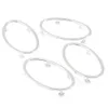 4pcs pour Ford Focus 2 20052013 Air Conditioning ABS Chrome Trim Outlet Decoration Circle Ring Auto Accessoires1481294