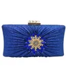 New-Diamond Sun Flowers Wedding Clutch Plånböcker Party Purse Drop Shipping LXG56