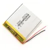 Modell: 253741 3.7V 420MAH Li-Polymer Lipo Uppladdningsbara battericeller Li Ion Power för mini-högtalare MP3 Bluetooth GPS DVD-inspelare hörlurar
