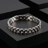 silver gold mens XMAS Gifts hip-hop Fashion stainless steel Link Chain bracelet Watch bracelet bangle 10mm 22cm 50g266u