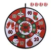 Рождественские шары Dart Board Game Set висячего дартса с 4 Sticky Balls Дети Рождество Семья партии игры