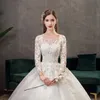 Mrs Win Abiti da sposa a maniche lunghe 2020 Pizzo Nuovo abito da sposa musulmano di lusso Abito da sposa Vestido De Noiva X