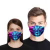 Fora de moda de moda Animais 3D algodão reutilizável com impressão de rosto máscara de máscara de máscara ppshop01 tv6762301