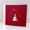 인사말 카드 3D 크리스마스 종이 카드 수제 개인화 된 keepsakes 엽서 결혼 생일 장식