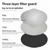 Wholesale Black Disposable party Masks Non Woven Face Mask 3 Layer Dust-proof haze-proof breathable 50pcs/lot
