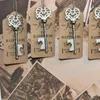 Metal Key Piwa Otwieracz do butelek Piwo Pierścień Keychain Wedding Party Favors Vintage Akcesoria kuchenne Antique Prezenty dla Gości