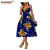 2021 Abiti da festa africana per le donne, Dashiki Party Dress Vestiti Abito Ankara + Bande di nozze formali Afroiorgulho Dress S1925059