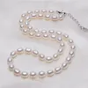 Werbowy fabrik direktförsäljning naturlig sötvatten liten pärla halsband tjej mode mångsidig halskläder kreativa nya handgjorda smycken