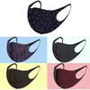 DHL Flash girls Diamond Strass Star Face Mask Designer Nightclub Party Personalizzazione personalizzata Maschera riutilizzabile antipolvere antiappannamento