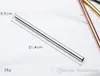 US STOCK~6*215mm 304 Stainless Steel Straw Bent And Straight Reusable Colorful Drinking Straws Metal Cleaner Brush Hotselling Tool FY4139