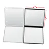 접이식 컴팩트 거울 (6) LED 조명 화장 거울 휴대용 소형 미니 광장 화장품 LED 거울 J1038
