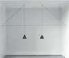 Modern Long Wire Design LED Pendant Lights Geometrisk Hänge Lampa För Vardagsrum Bedside Wall Sconce Hängande Ljus Fixture