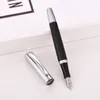 Baoer Black Ink Pen Oferta specjalna oferta Fontanna Pióro luksusowe dostawy biurowe atrament 0,5 mm stalówek piszący płynność Pluma fuente vulpen