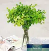 42 huvuden Konstgjorda pplants Juldekorationer Hem Grön Växt Väggvy Ornamental Flowerpot DIY Material Craft Supplies