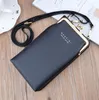 Women PU cellphone pouches Shoulder Pocket Wallet mobile phone bag Mix Color