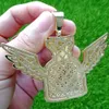 Iced Out CZ Money bag With Wings dollor Pendants Necklace Gold Silver Rosegold Men And Women