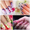 フレンチビッグCフェイクネール10サイズバレリーナハーフカバーFalse Nails NA608