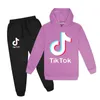 Kids Tracksuits TikTok Two Pieces Set Boys Girls Fashion TikTok Sweatshirts Hoodies Pants Suits Big Child Unisex Clothing Size 16701794