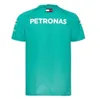 2019 F1 Formule One Racing Costume T-shirt à manches courtes Suit Mercedes- W10 Hamilton 6 Crown Round Neck Tee3837290