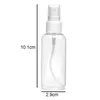 10 ml, 20 ml, 30 ml, 50 ml, 60 ml, 100 ml, leere PET-Sprühflasche aus durchsichtigem Kunststoff mit feinem Nebel zum Reinigen von ätherischen Ölen auf Reisen, Parfüm