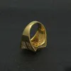 Iced Out Star Ring voor Mannen Hip Hop Luxe Designer Mens Bling Diamond Ringen 18K Vergulde Gouden Zilveren Western Punk Mode-sieraden Gift