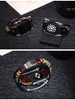 Estilo Retro Handmade Beads couro pulseiras Belt para a Apple faixa de relógio 42 milímetros 38 milímetros 40 milímetros 44 milímetros Series Leather 1 2 3 4 Genuine para iWatch Strap
