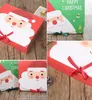 Jul Eve Stor presentförpackning Santa Fairy Design PaperCard Kraft Nuvarande Party Favorit Aktivitet Box Röd Grön EEA684-A