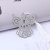 Fontes do partido de casamento Papelaria Criativa Aço inoxidável de metal borlas Bookmark Exquisite oca anjo Águia presente do negócio