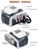 Portable 6in1 RF Radio Frequency Lipo 650nm Laser Pads 40K Slimming Ultrasound Ultrasonic Cavitation Body Shape Machine Skin Tighten