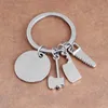 Zinc Alloy Keychain For Father Day Love You Daddy Key Chain Hammer Screwdriver Wrench Charms Keys Buckle Sturdy