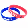 Trump Make America Great Again Pulseira de silicone de borracha esportiva à prova d'água Pulseira Trump Donald Torcedor Pulseira personalizada3758756