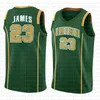 College Basketball Wears tkm LeBron 23 James Kawhi NCAA Irish High School Leonard Stephen 30 Curry Dwyane 3 Wade Basketball Jersey Anfernee 25 Hardaway Larry 33 Bird