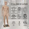 73 pollici maschio Mannequin Full Body Dress Dress Form Window Display Cosmetology Sewing-Mannequin per vestiti Tailor Dressing Model W38112733