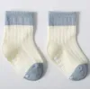 Kids Sock Floor Niepkiły przeciwpoślizgowe skarpetki Dziecko Winter Mięć krótkie skarpetki dziewczynka jesienna skarpetki mody dla niemowlęcia