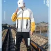 Running Sets 2021 Men Streetwear Tracksuit 2 Pcs Jacket And Pants Sportswear Sweatshirts Sweatsuit Fashion Man Clothing Set16106509