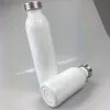 新しい12oz昇華牛乳ボトルステンレススチールミルクフラスコ蓋キッズウォーターボトル二重壁真空断熱送料無料C02