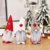 No Face Weihnachtsmann-Plüschpuppe, handgefertigt, skandinavische Elfen-Zwerg-Dekoration, Heim-Weihnachtsdekoration, Geschenk, Will und Sandy New