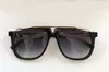 Fashion Silver Black Frame Sunglasses Grey Gradient Lens 0937 Men Square Sunglasses Glasses Sun Shades 0936 with box